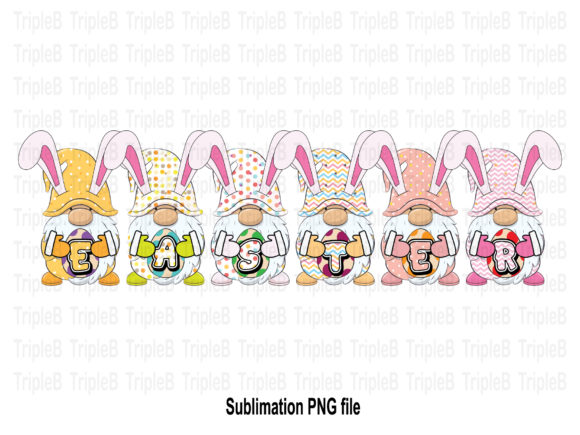 Download Gnome Bunny Easter Sublimation Designs - Easter sublimation designs Collection