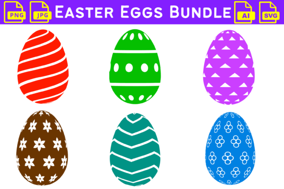 Download Easter Eggs Bundle SVG - Easter Graphics - Easter eggs Collection