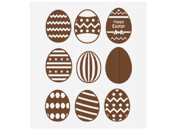Download Easter Eggs Patterned Eggs Graphic - Easter eggs Collection