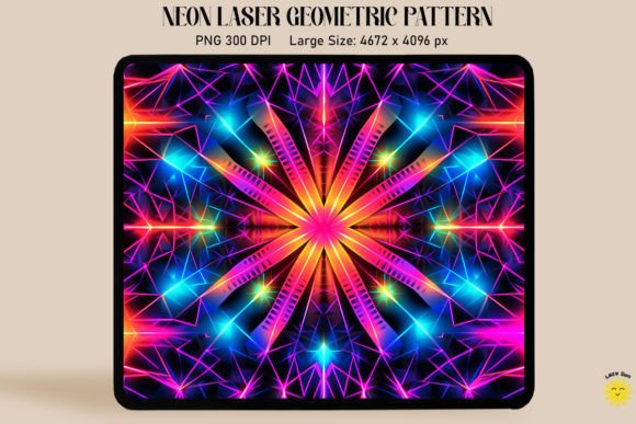 Download Neon Vibrant Colorful Laser Pattern - Laser pattern Collection