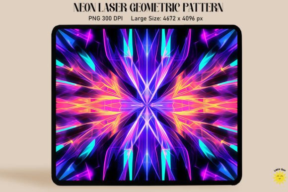 Download Neon Vibrant Colorful Laser Pattern - Laser pattern Collection