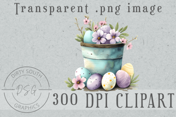 Download Floral Easter Eggs Potted Arrangement - Easter eggs Collection