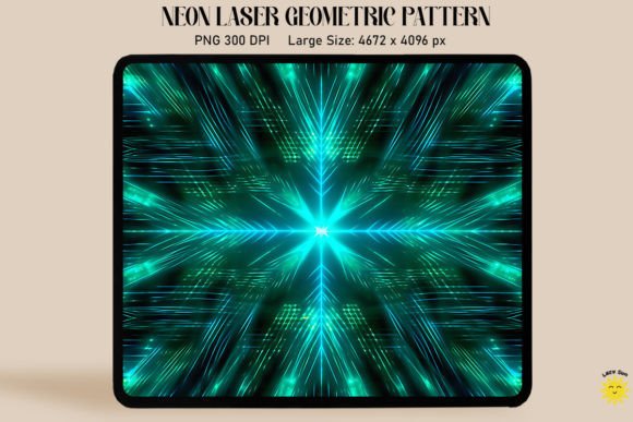 Download Neon Vibrant Turquoise Laser Pattern - Laser pattern Collection