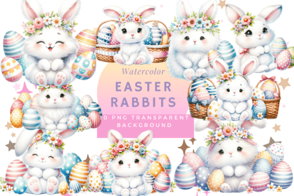 Download Easter Eggs Rabbit Nursery Cute Bunny - Easter eggs Collection