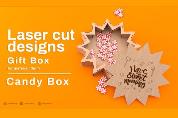 Download Gift Box, Laser Cut Files, Svg Glowforge - Laser cut files Collection