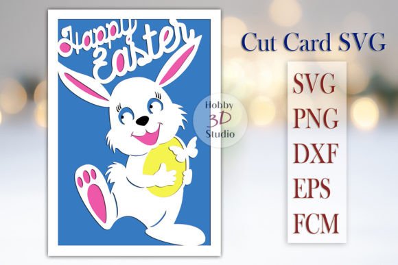 Download Happy Easter Card Template SVG - Happy easter card Collection