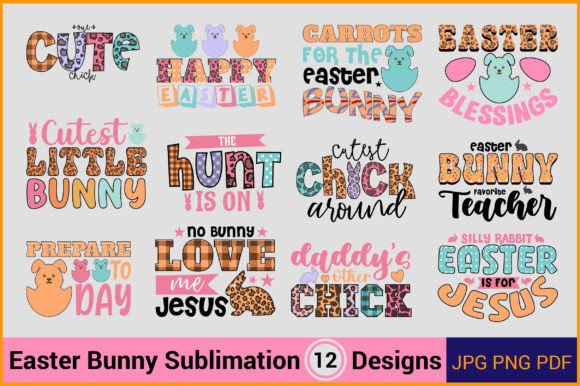 Download Easter Sublimation Designs Bundle - Easter sublimation designs Collection