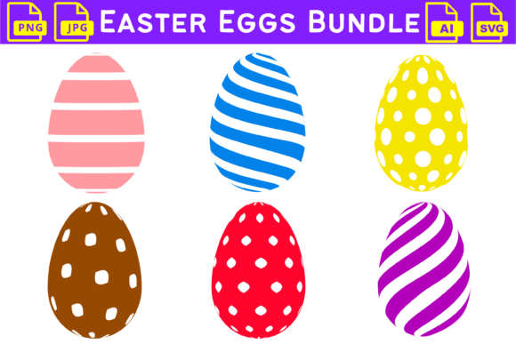 Download Easter Eggs Bundle SVG - Easter Graphics - Easter eggs Collection